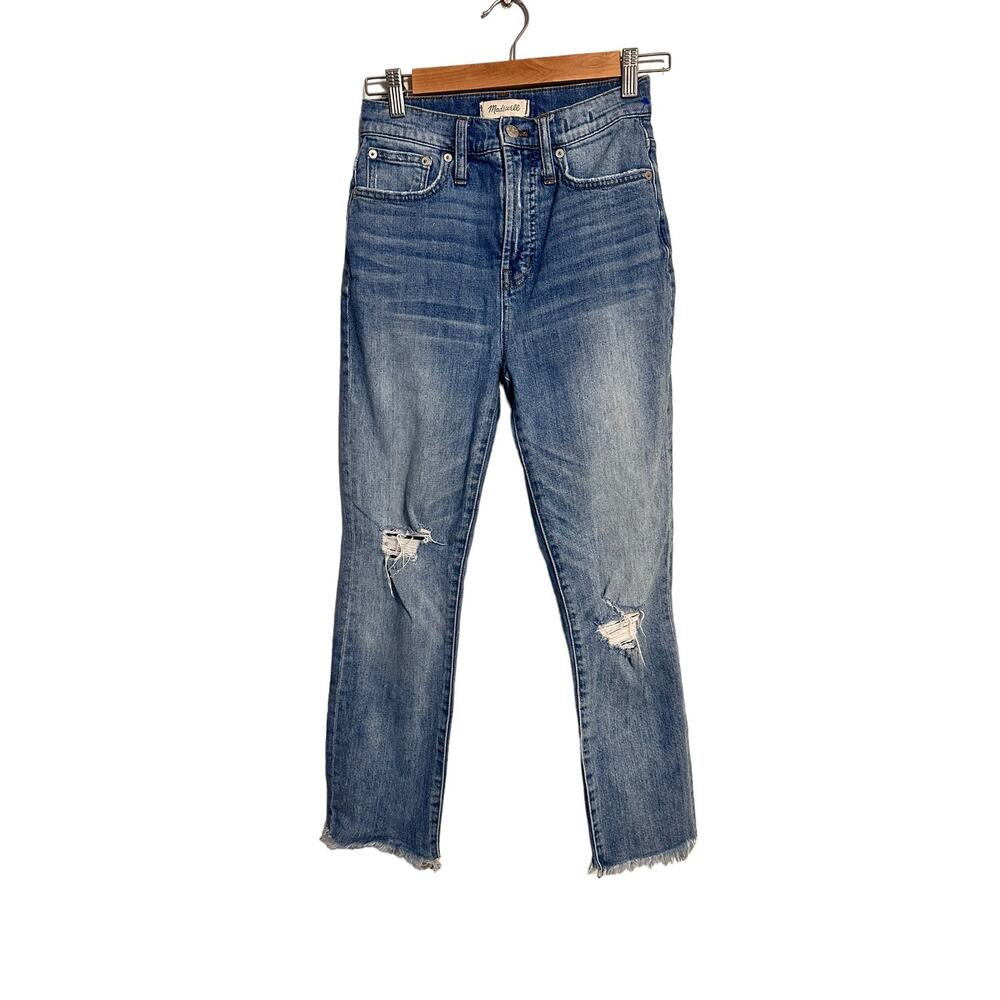 Madewell The Perfect Vintage Jean Size 25 Raw Hem NWOT